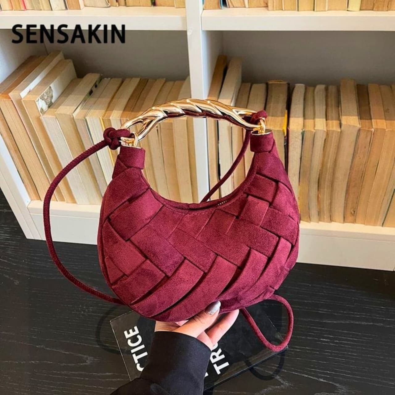 Jwpeiorla Woven Bag for Women – Crossbody Handbag